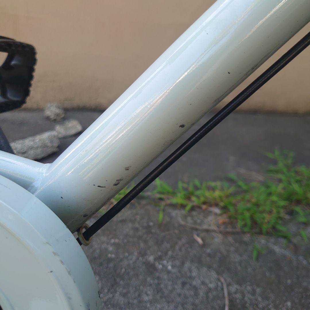 bikke 子供用自転車 グレー 前面バスケット付き