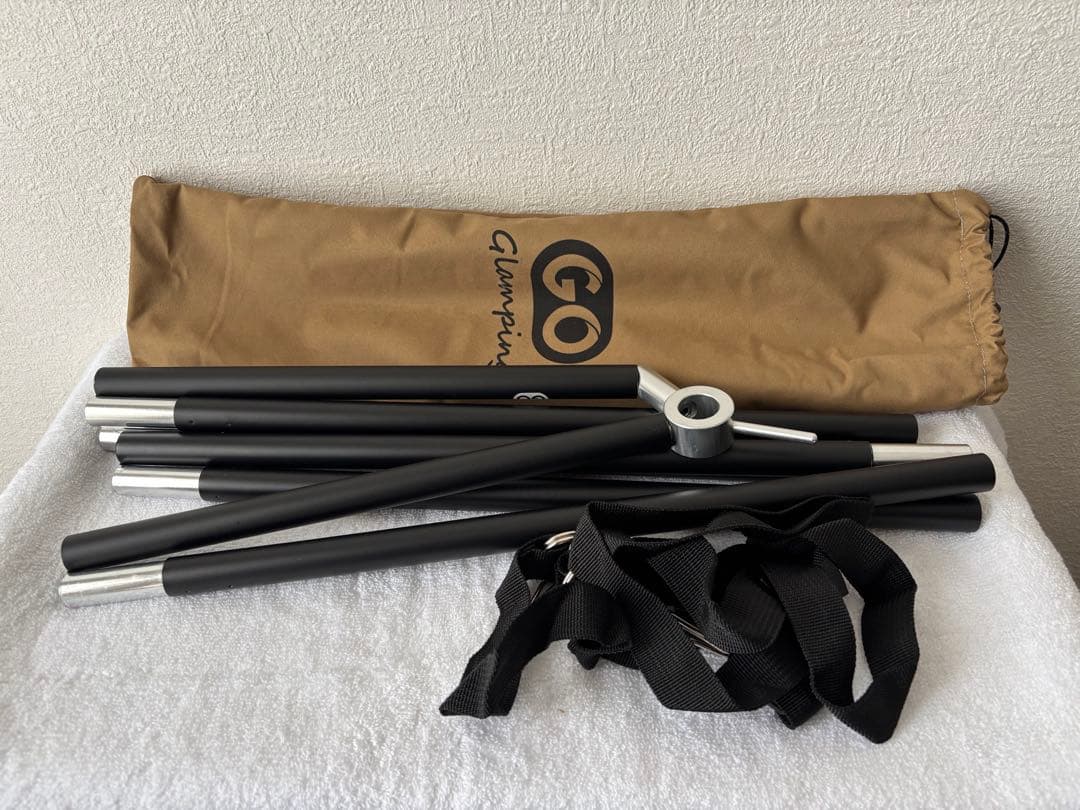 GO G lamping 二又ポール2本＋天井ポールセット