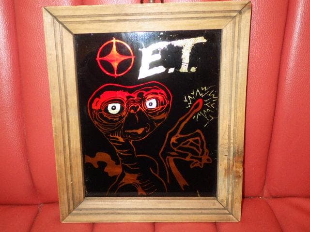 80’S★E.T.★壁掛け★4★ビンテージ★ポスター★アート★宇宙人★UFO