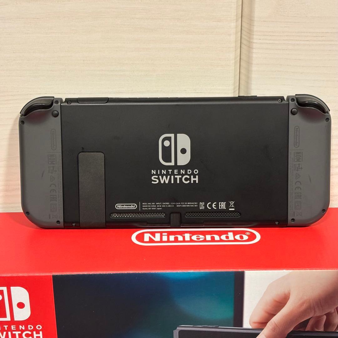 Nintendo Switch 本体セット　グレー　動作確認済み　初期化済み
