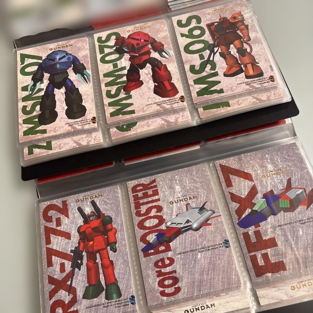 ガンダム　カードダスマスターズ　カード　初版　当時品　箔押し　大量　まとめ売り