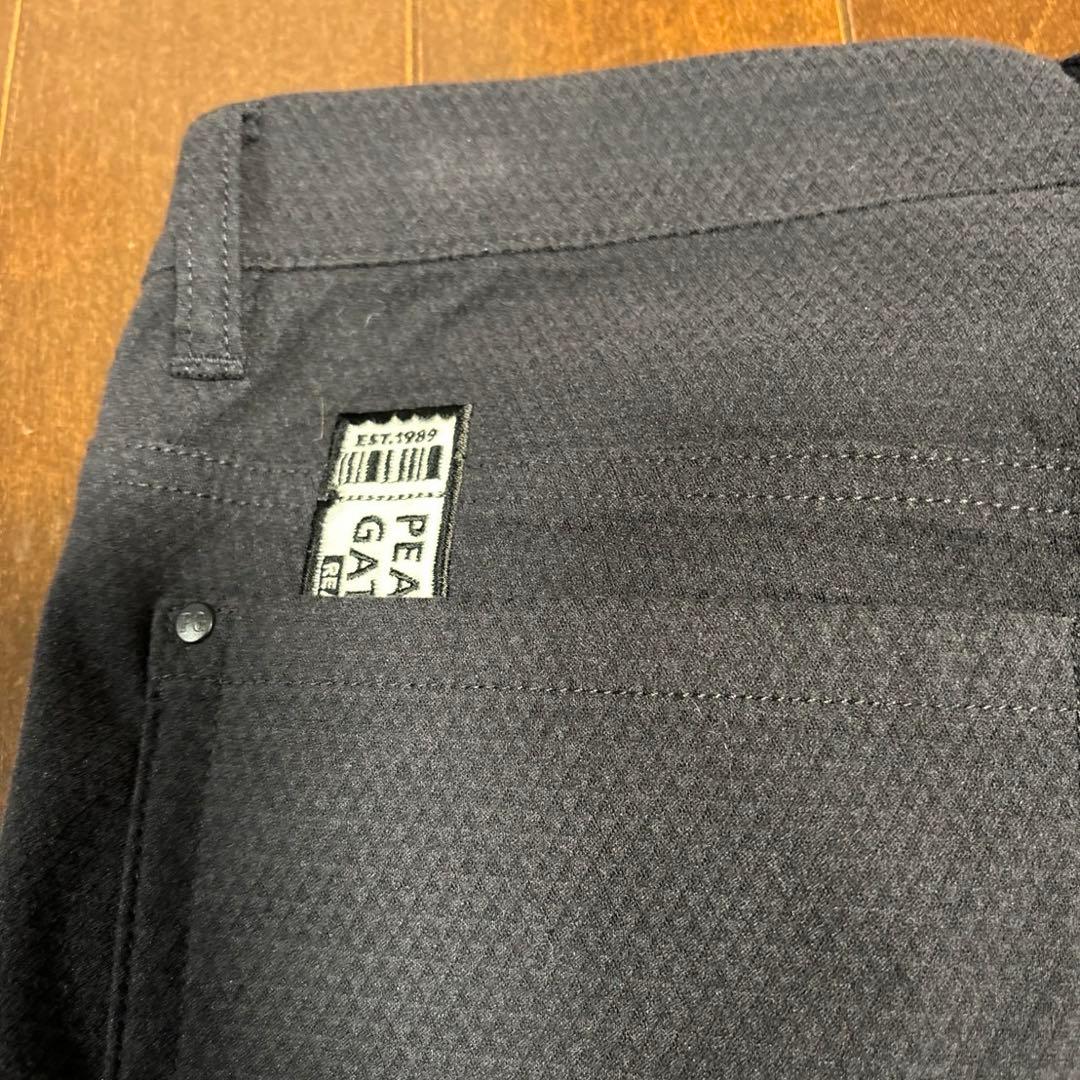 パーリーゲイツ　T/Cドビーピラミッド柄濃紺パンツサイズ4