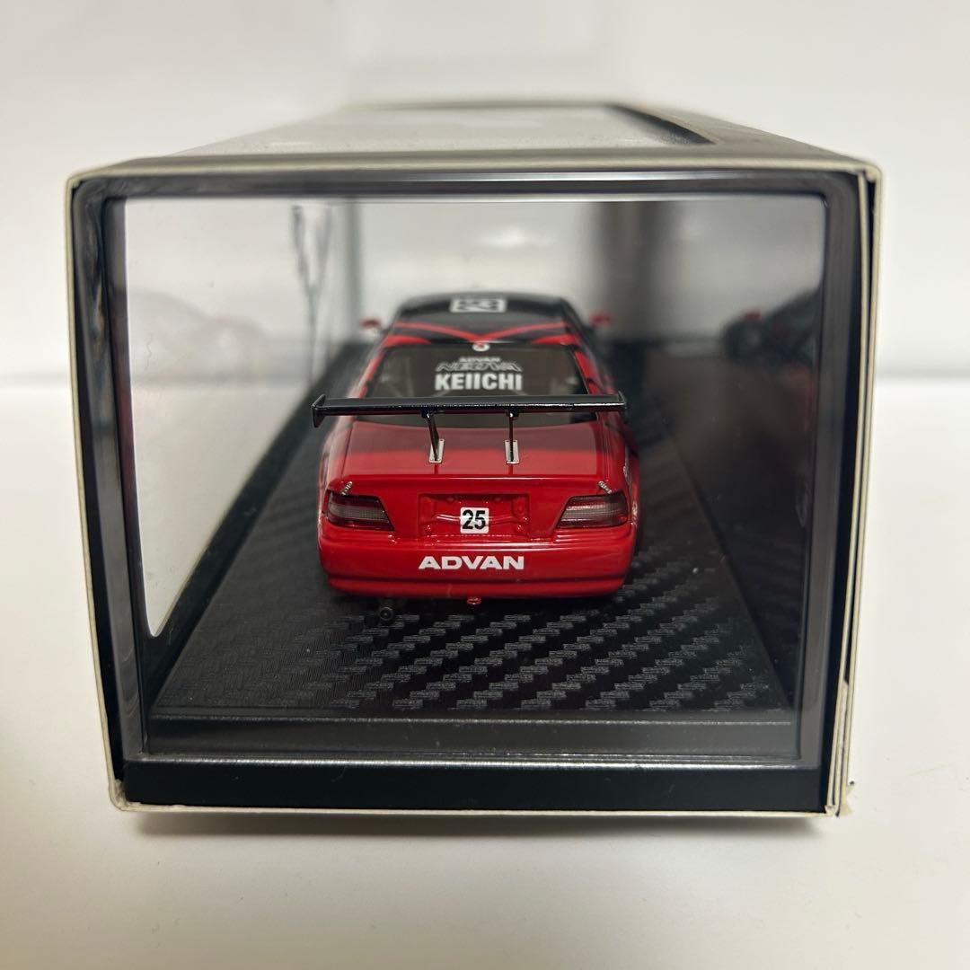 イグニッションモデル 1/43 ADVAN Chaser 土屋圭市直筆サイン