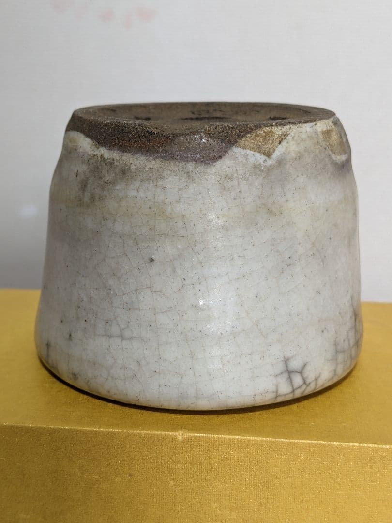 ♦小品盆栽鉢 侘助造 白泥 ミニ盆栽鉢 古美術 骨董品