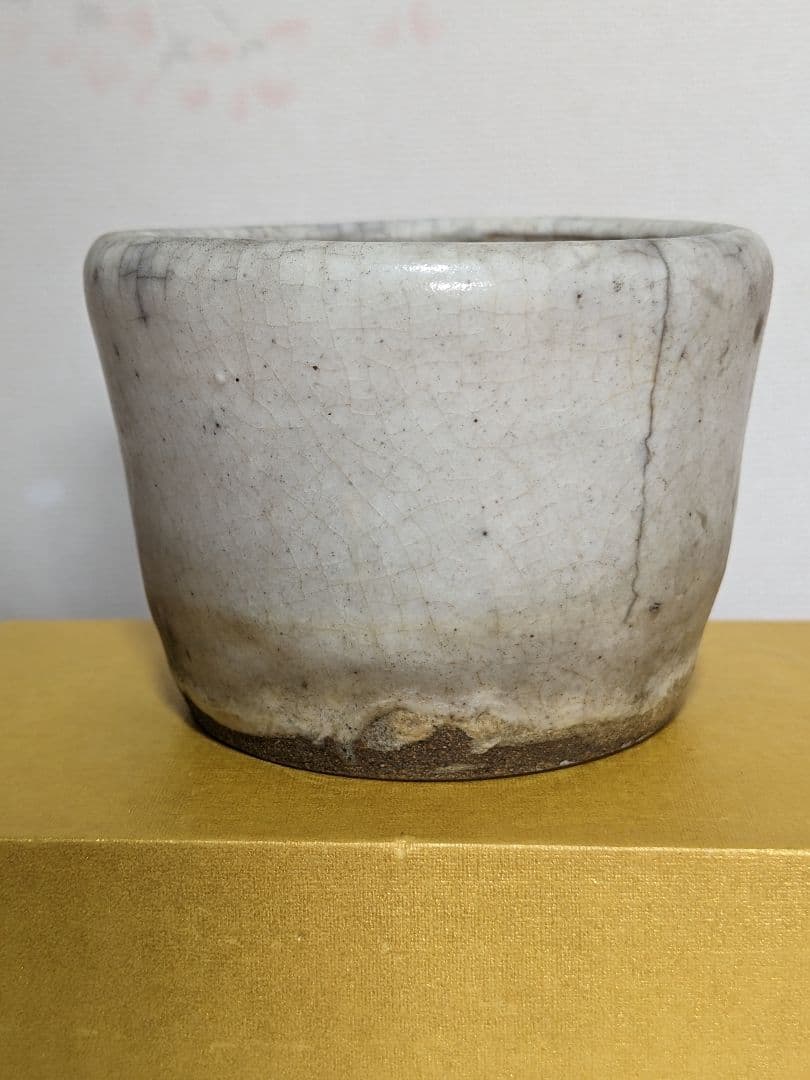 ♦小品盆栽鉢 侘助造 白泥 ミニ盆栽鉢 古美術 骨董品