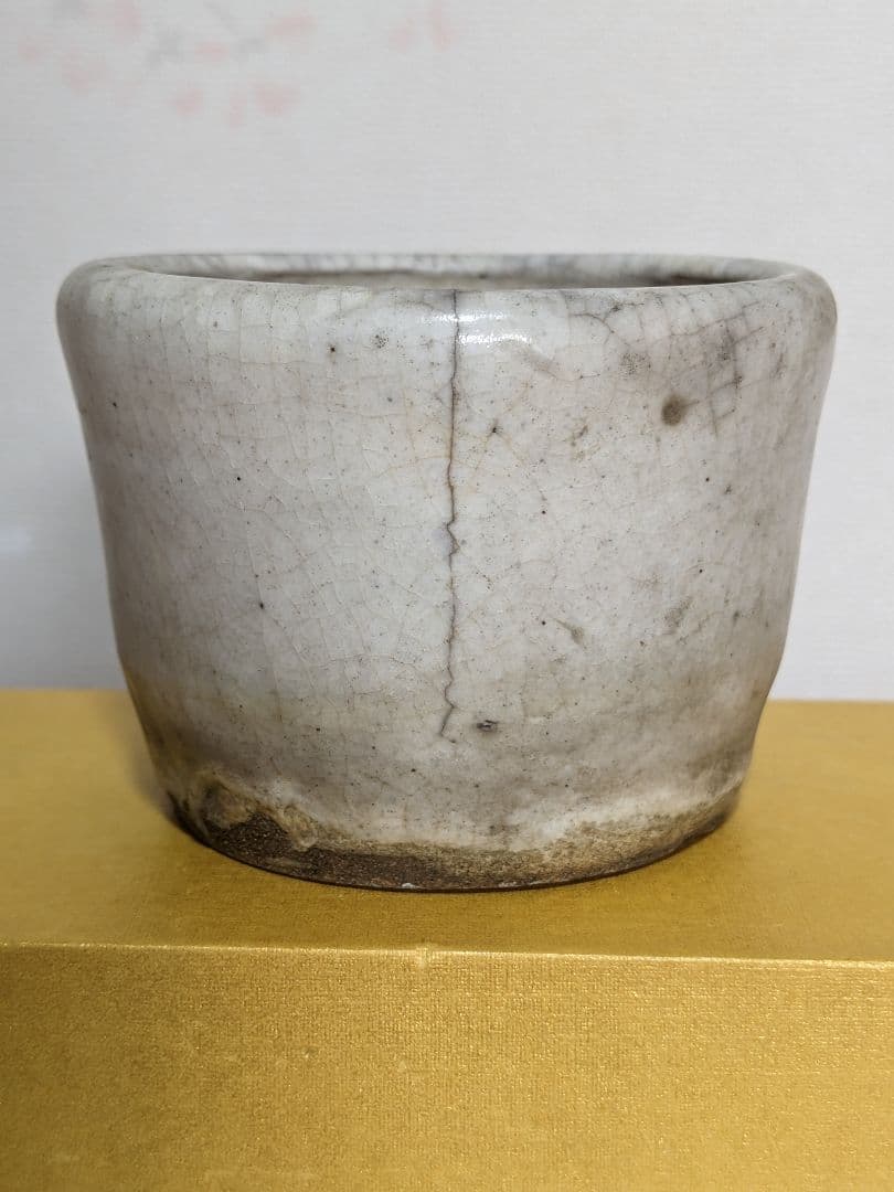 ♦小品盆栽鉢 侘助造 白泥 ミニ盆栽鉢 古美術 骨董品