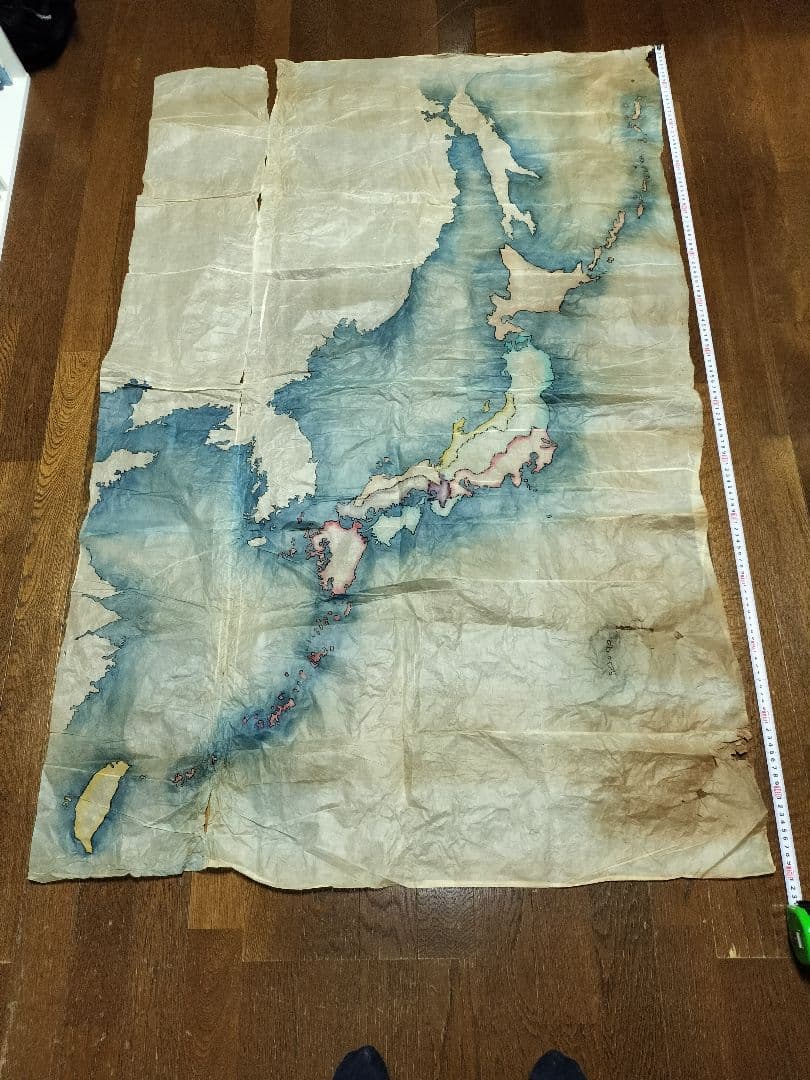 明治初期　日本地図　樺太千島交換条約〜ポーツマス条約まで　明治8年〜明治38年