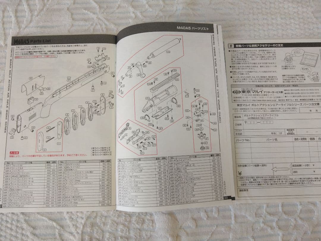 東京マルイM40a50スナイパーライフル ブラック