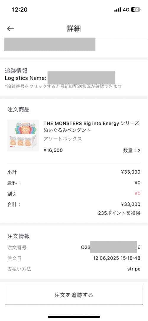 【正規品・未開封】ラブブ Big into Energy 6個