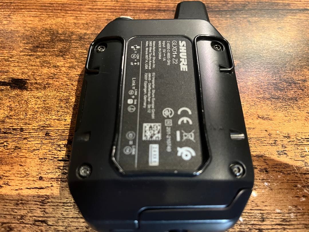 SHURE GLX-D+ デジタルワイヤレスギターペダルシステム