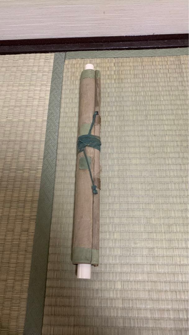 ②④ 中国？山水風景水墨画掛軸　署名捺印有り　作者不明　江戸時代？