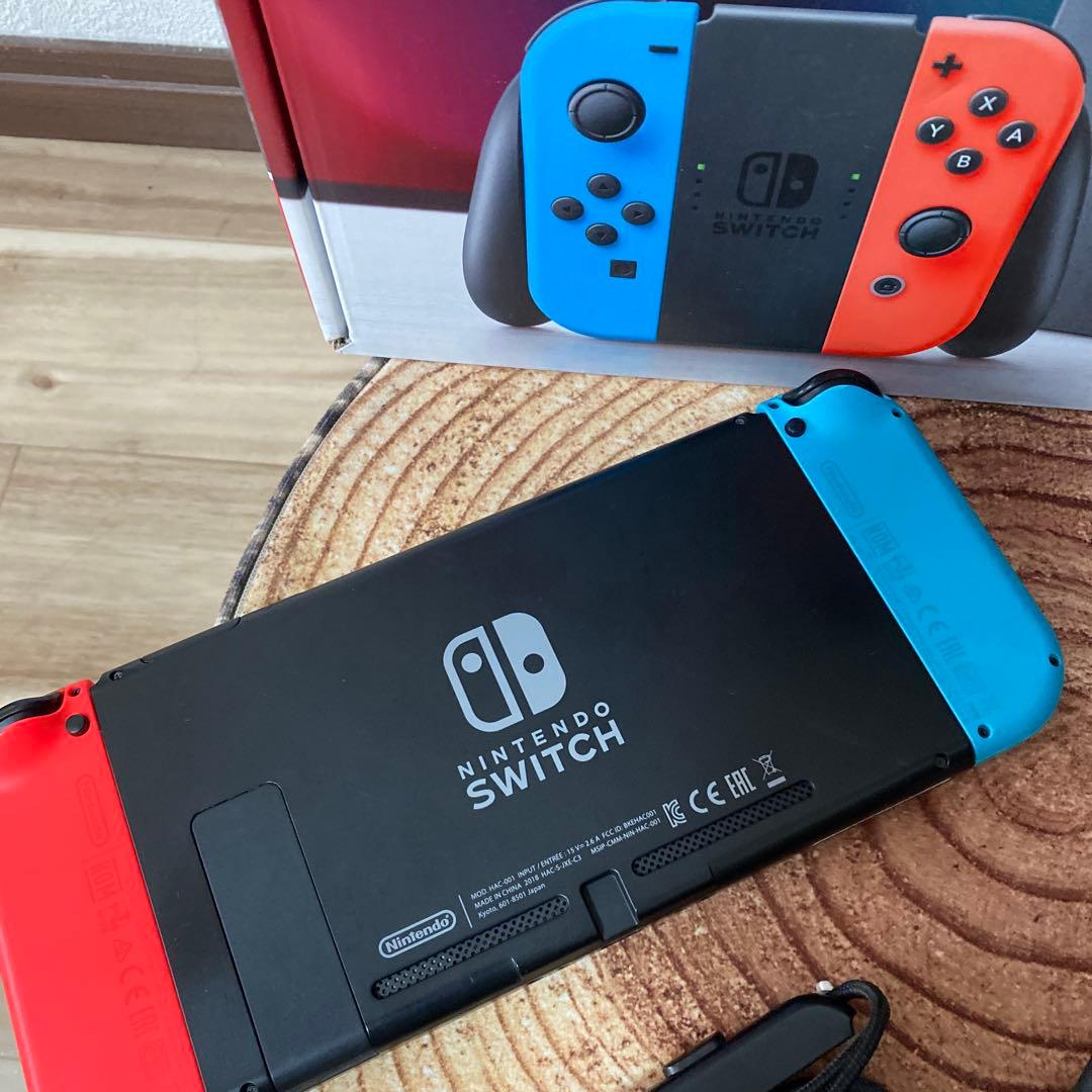 Nintendo Switch ニンテンドースイッチ本体　ネオン①