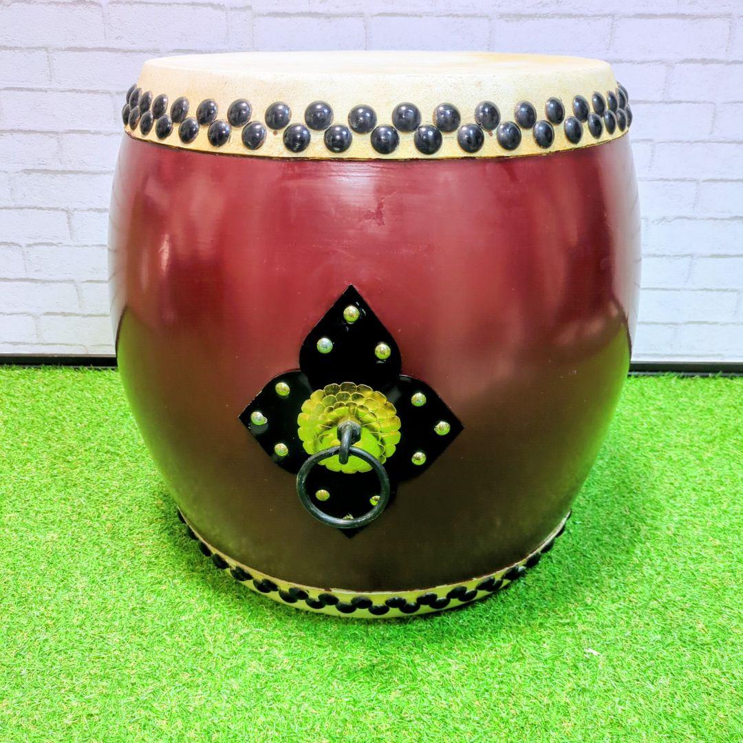 【美品】 和太鼓　長胴太鼓　1尺3寸