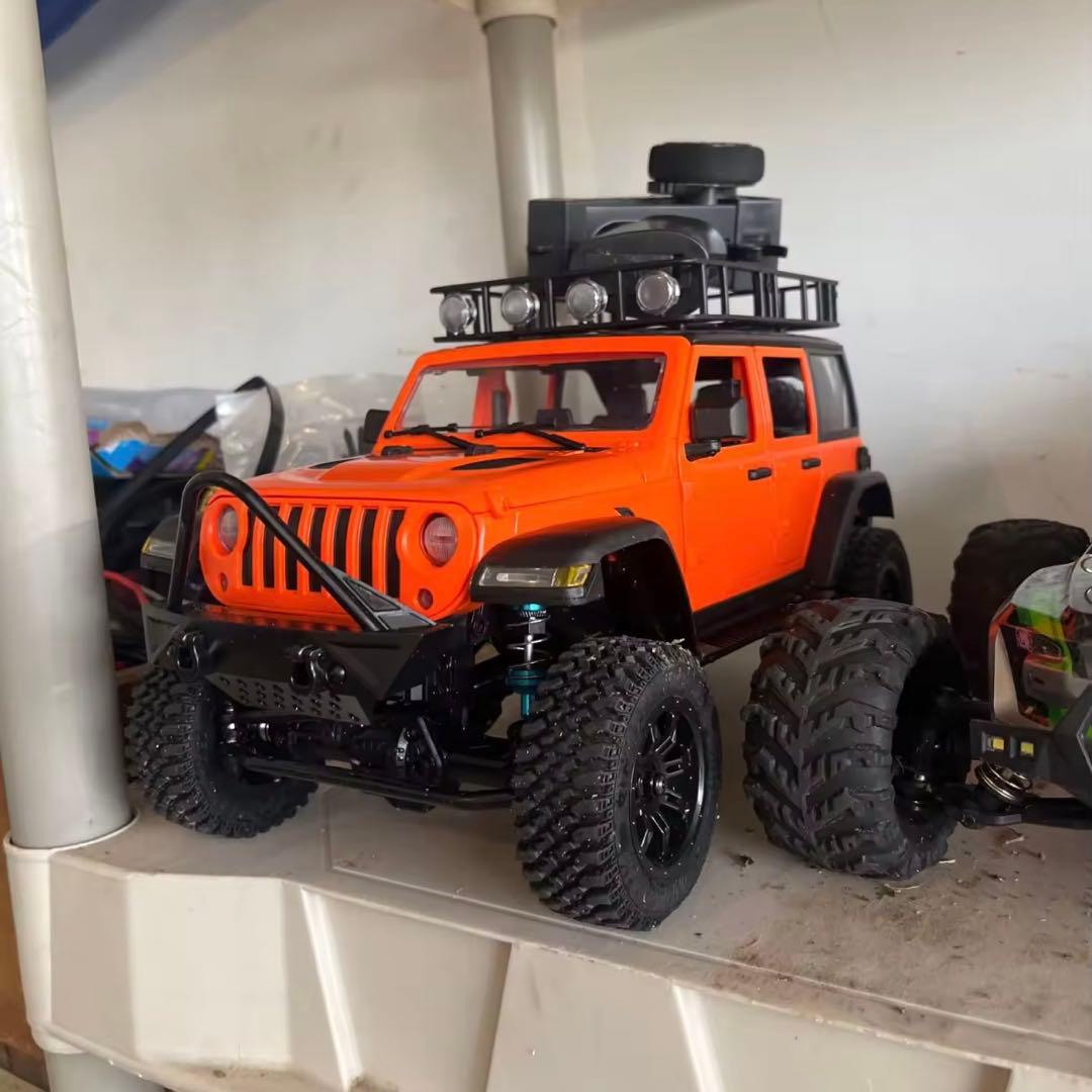 MN128 1/12スケール 4WD RCカー、オレンジ,クローラーラジコン