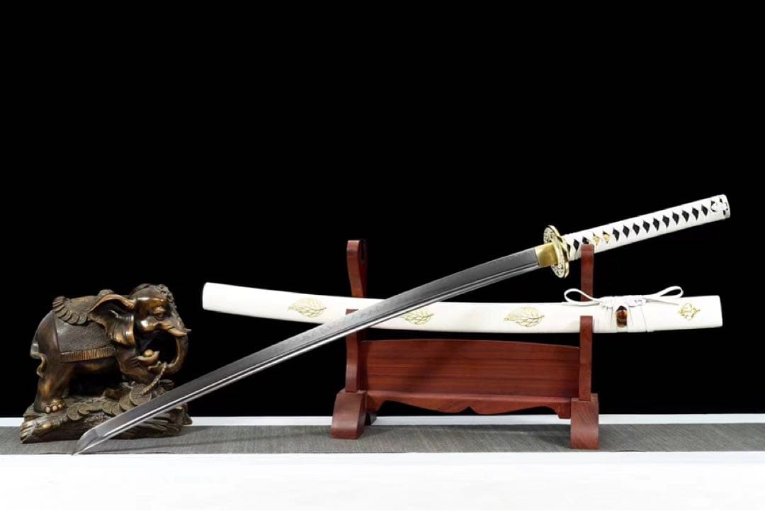 雪慕い侍 刀装具 日本刀 武具 鑑賞刀 居合刀 模造刀 舞踊刀