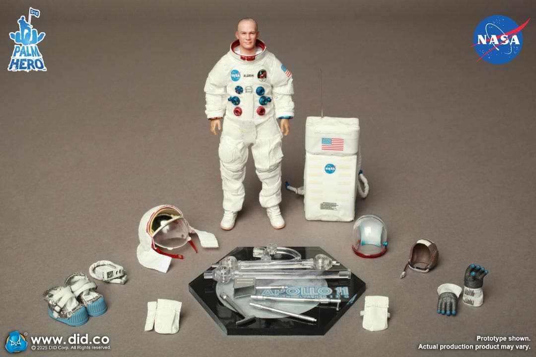 DID 1/12 アポロ11号 宇宙飛行士3体セット XS80033/34/35