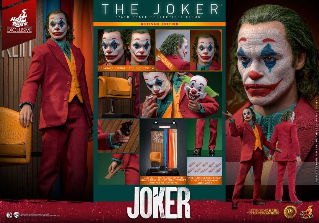 ホットトイズ 1/6 ジョーカー（2019）(アルチザン版)未開封
