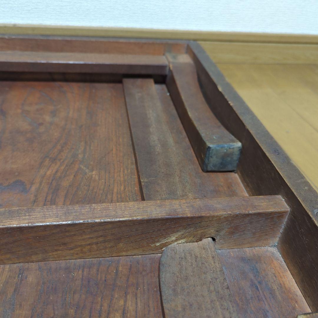 木製テーブル　無垢　古民家　昭和レトロ