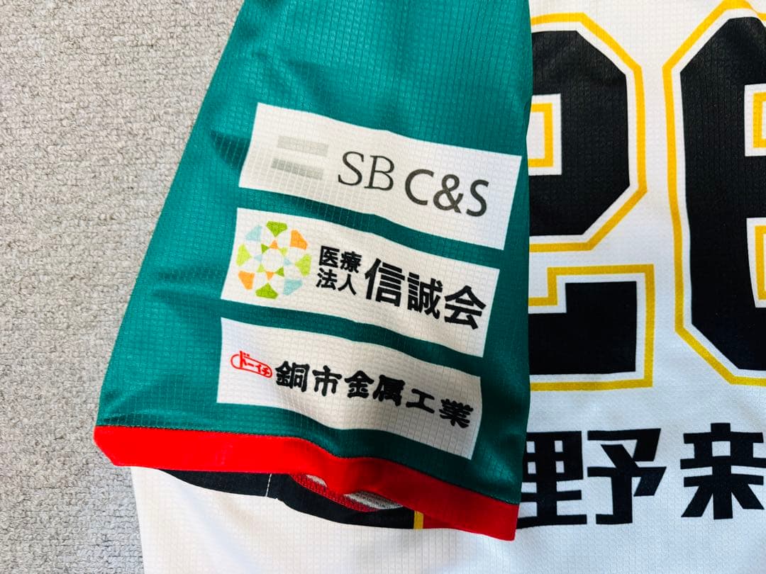 栃木ゴールデンブレーブス　実使用　ユニフォーム　中山貴史 2024