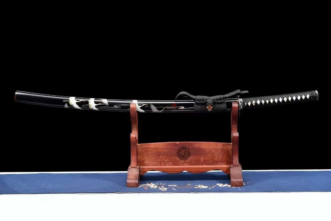 【雲の中の鶴】 古兵器 刀装具 日本刀　模造刀 居合刀 武士道 鑑賞用 美術刀