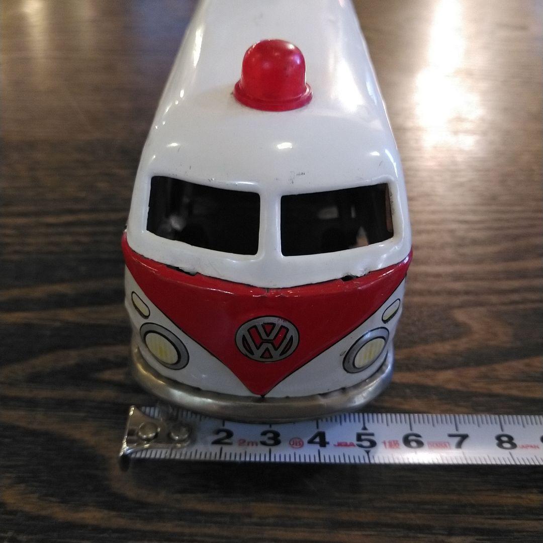 VW VOLKSWAGEN MADE IN JAPAN ブリキ救急車 美品