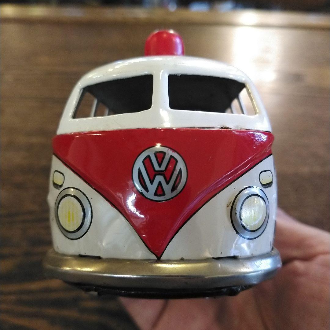 VW VOLKSWAGEN MADE IN JAPAN ブリキ救急車 美品