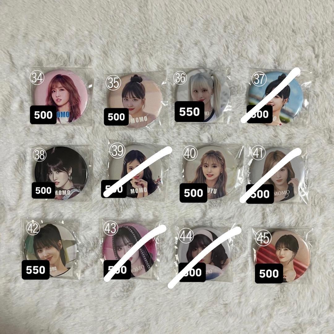 TWICE MOMO 缶バッジ (54個）