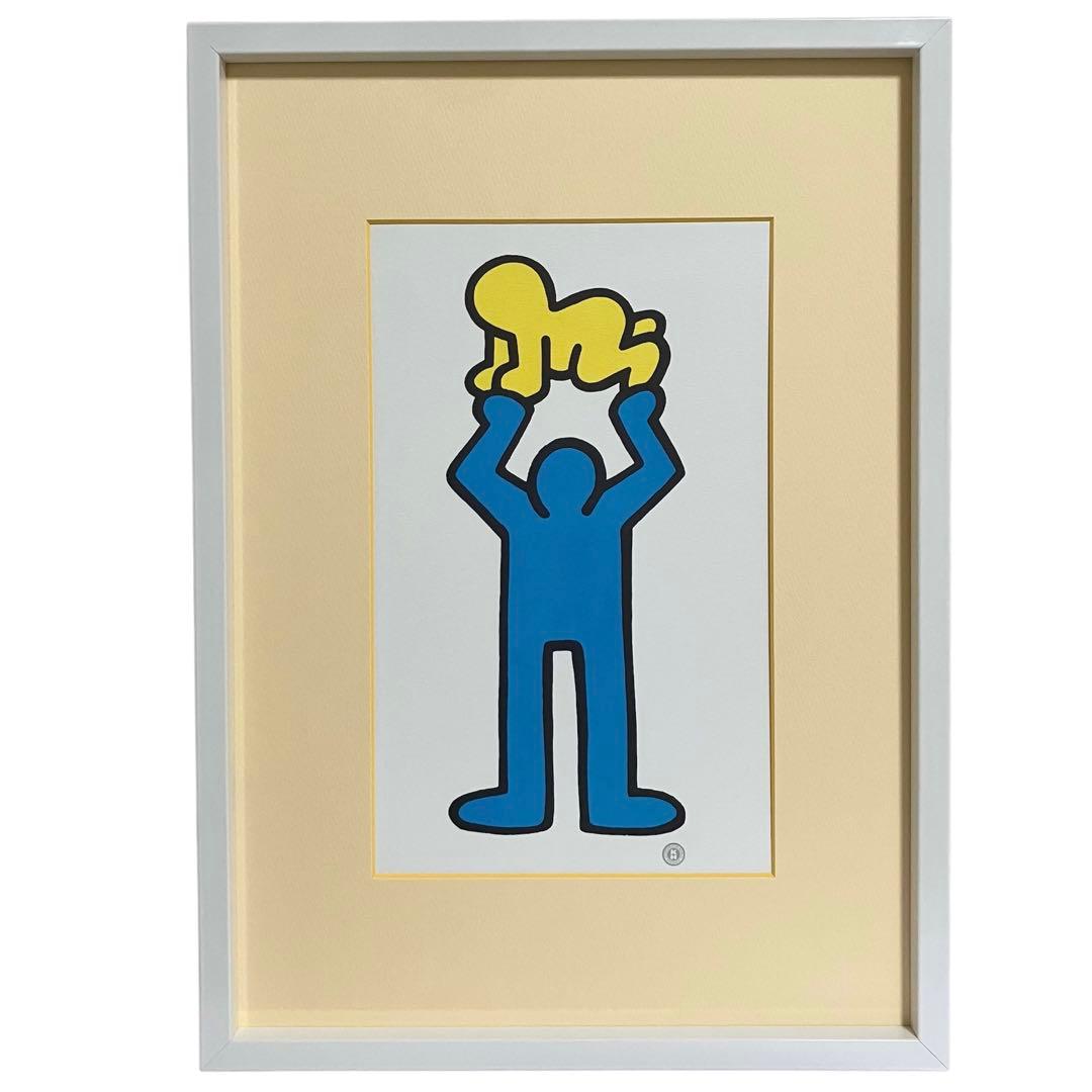 92年製 キースヘリング Keith Haring リトグラフ ポスター 額装済