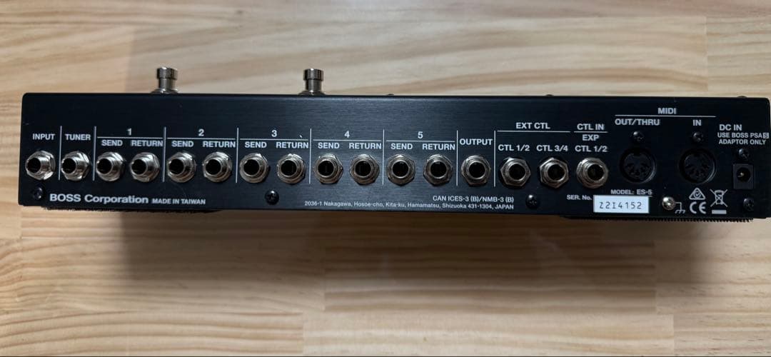 BOSS ES-5 エフェクトスイッチャー