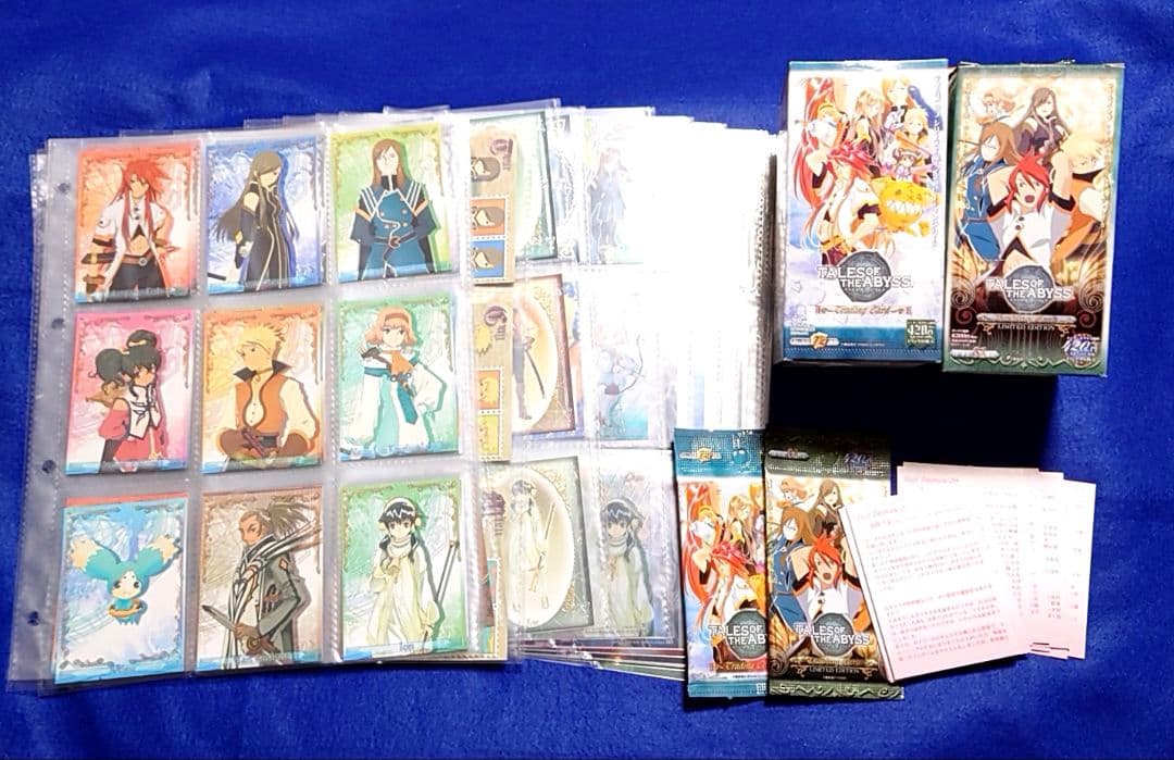 激レア／ほぼ新品　テイルズ　アビス　トレカ2種＋しおり　コンプリート セット