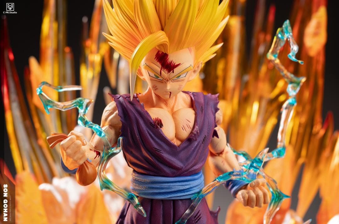 ドラゴンボール スーパーサイヤ人 2 孫悟飯 1/6 彫刻フィギュア 海外限定