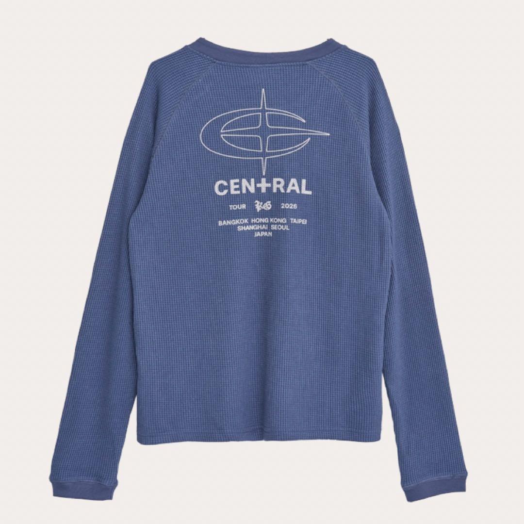 King Gnu CEN+RAL WUFFLE L/S TEE ブルーグレイ M