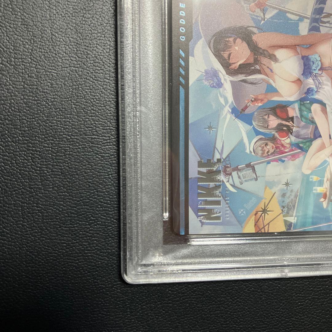 NIKKE ブルーウォーター アイランド ガンガール メタルカード psa10