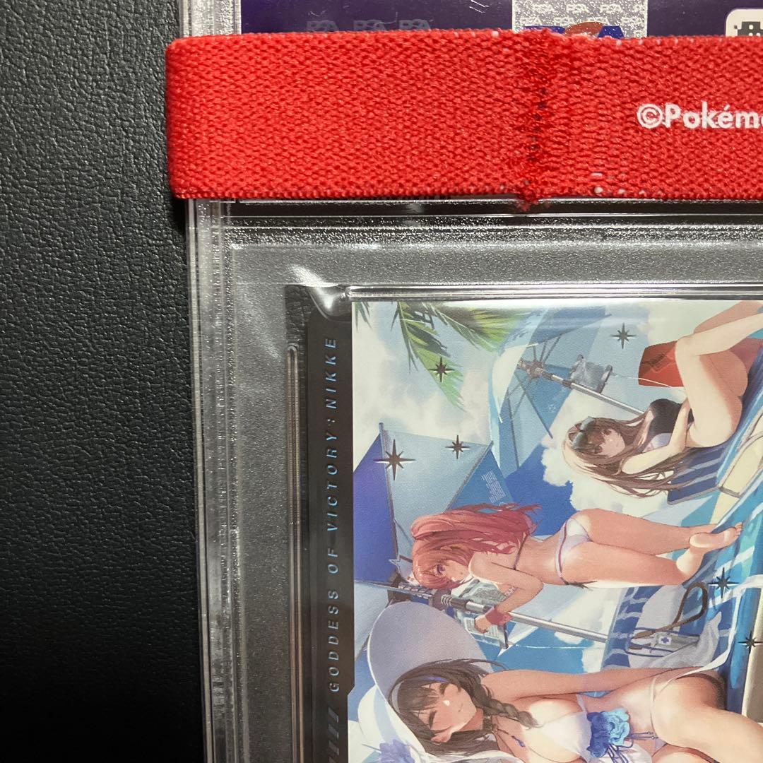 NIKKE ブルーウォーター アイランド ガンガール メタルカード psa10