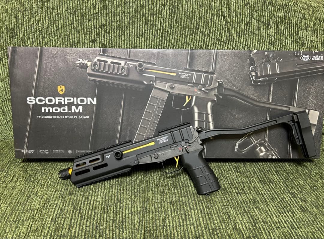 【動作確認済】東京マルイ　スコーピオン　mod.m 付属品つき