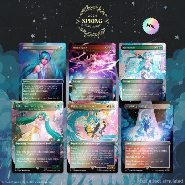 Secret Lair x Hatsune Miku 春夏秋冬 英語 FOIL