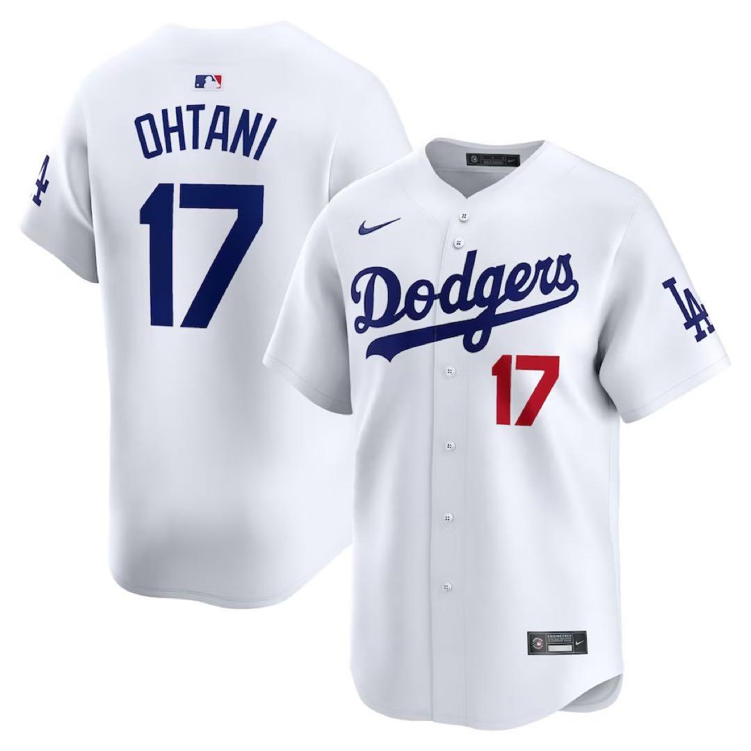 【MLB公式】ドジャース大谷翔平17ユニフォーム　新品タグ付き　メンズMサイズ