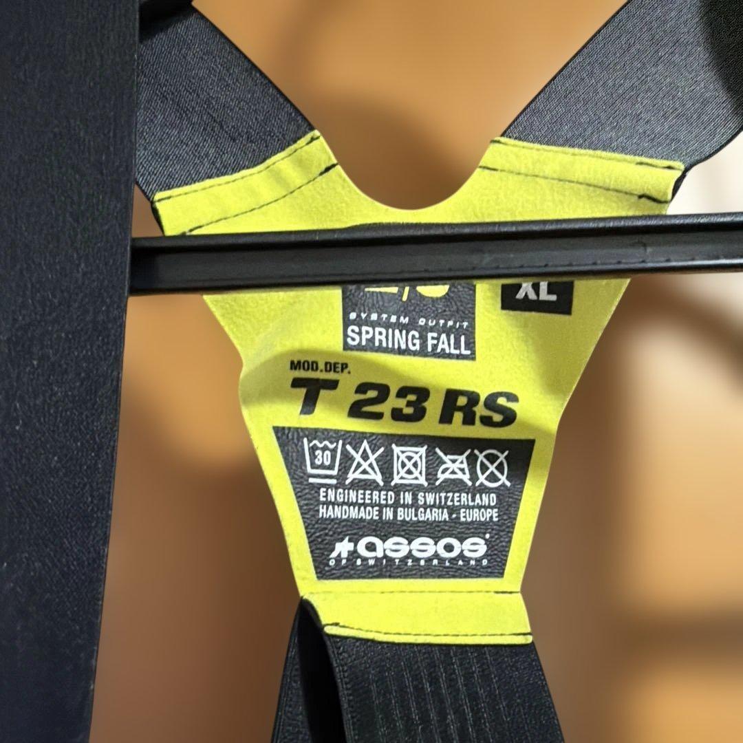ASSOS T 23 RS XL ブラック ビブショーツ　裏起毛