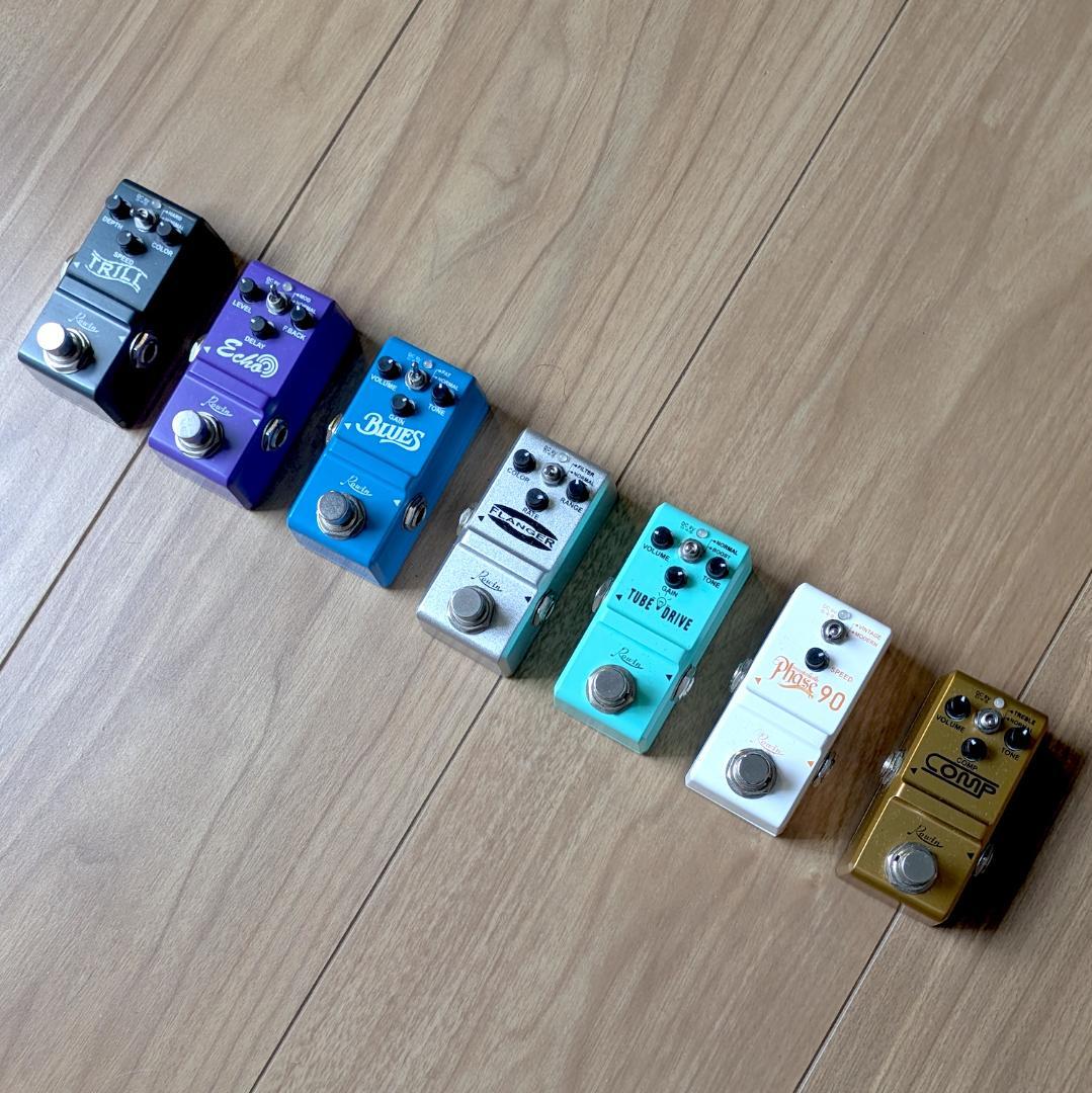 ギターエフェクター 7点セット　コンパクト ミニエフェクター