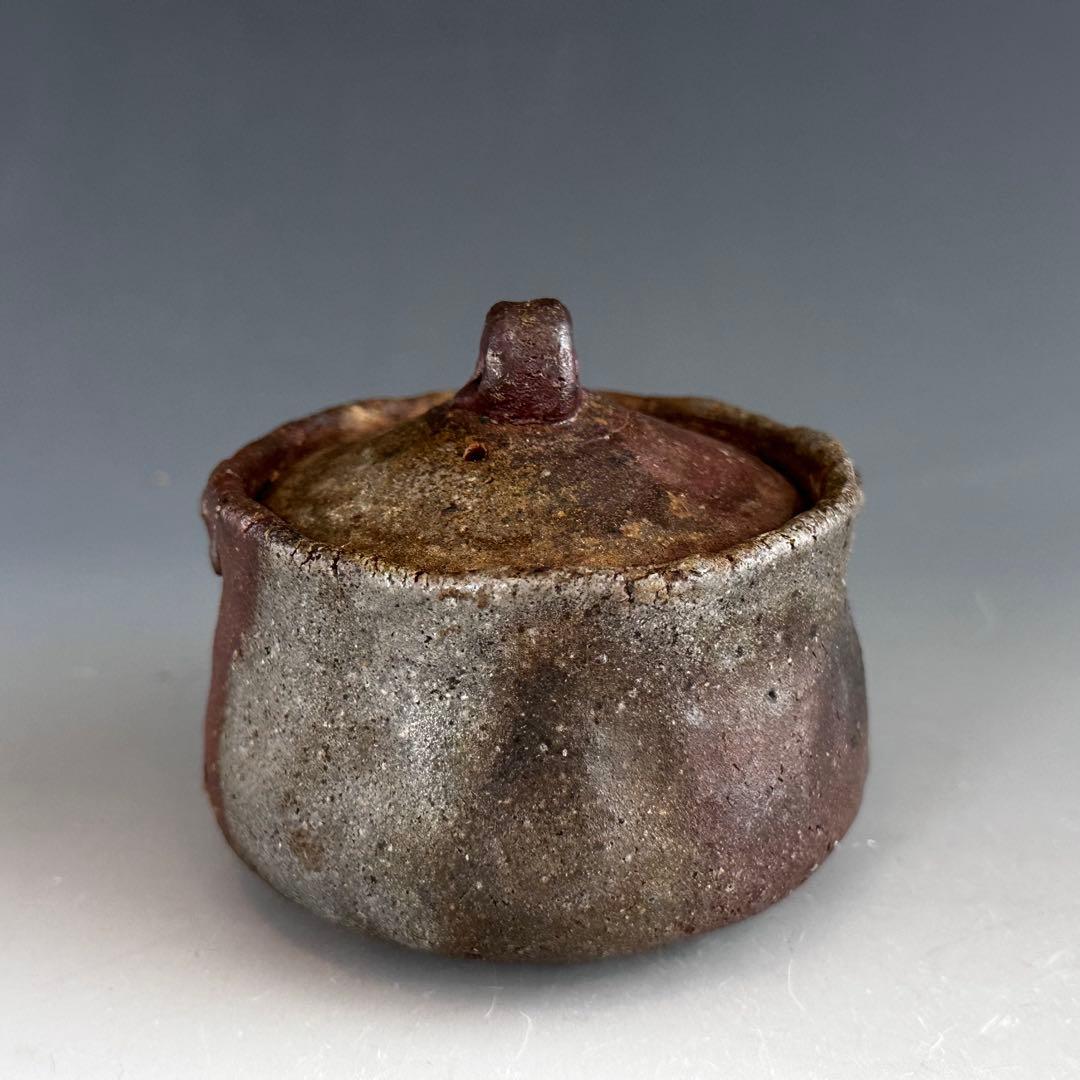 煎茶道具　備前焼　宝瓶　森宝山　陶芸　急須　骨董　アンティーク　煎茶器
