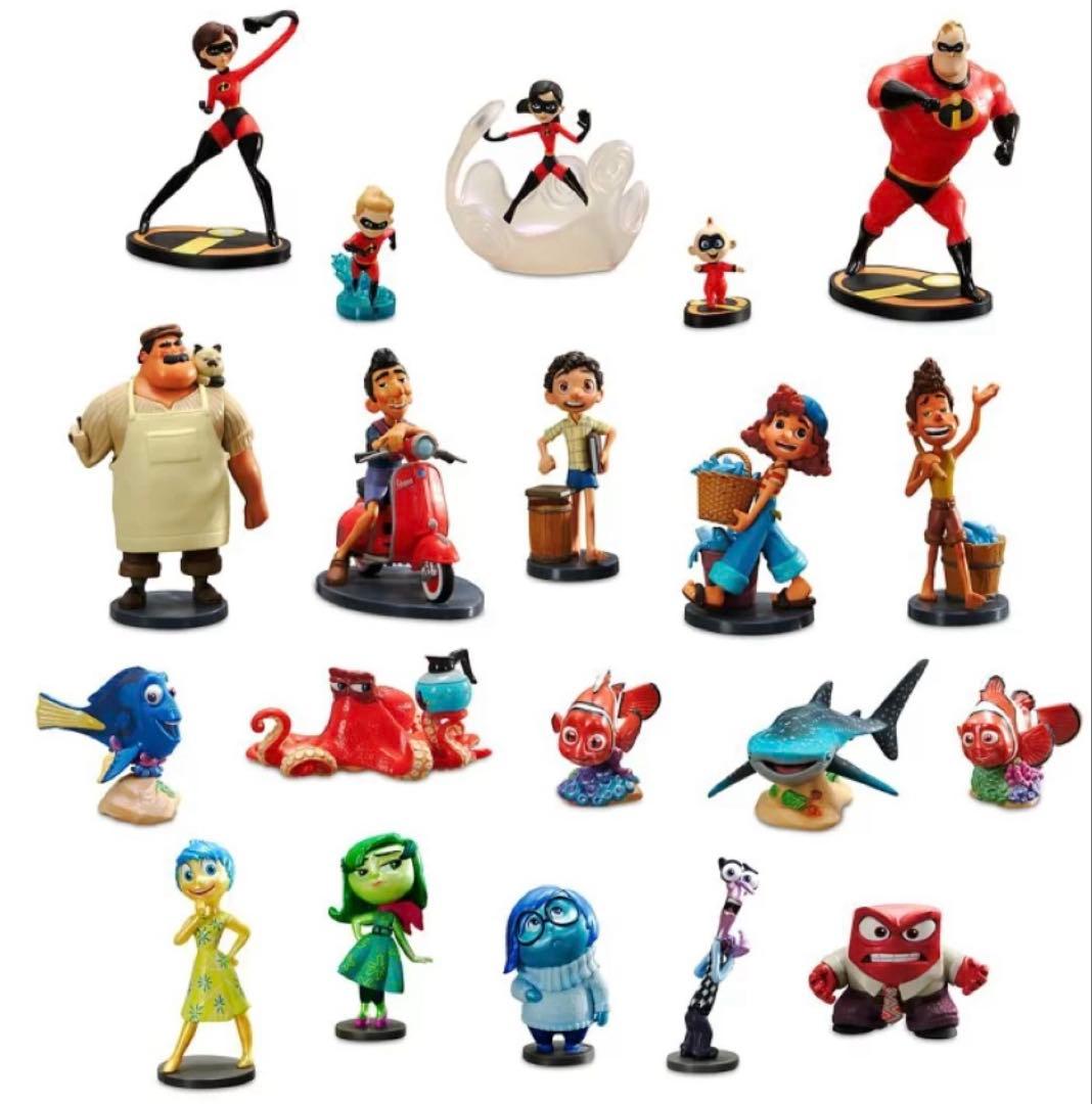 Disney US公式商品 Pixar メガフィギュア、3点セット