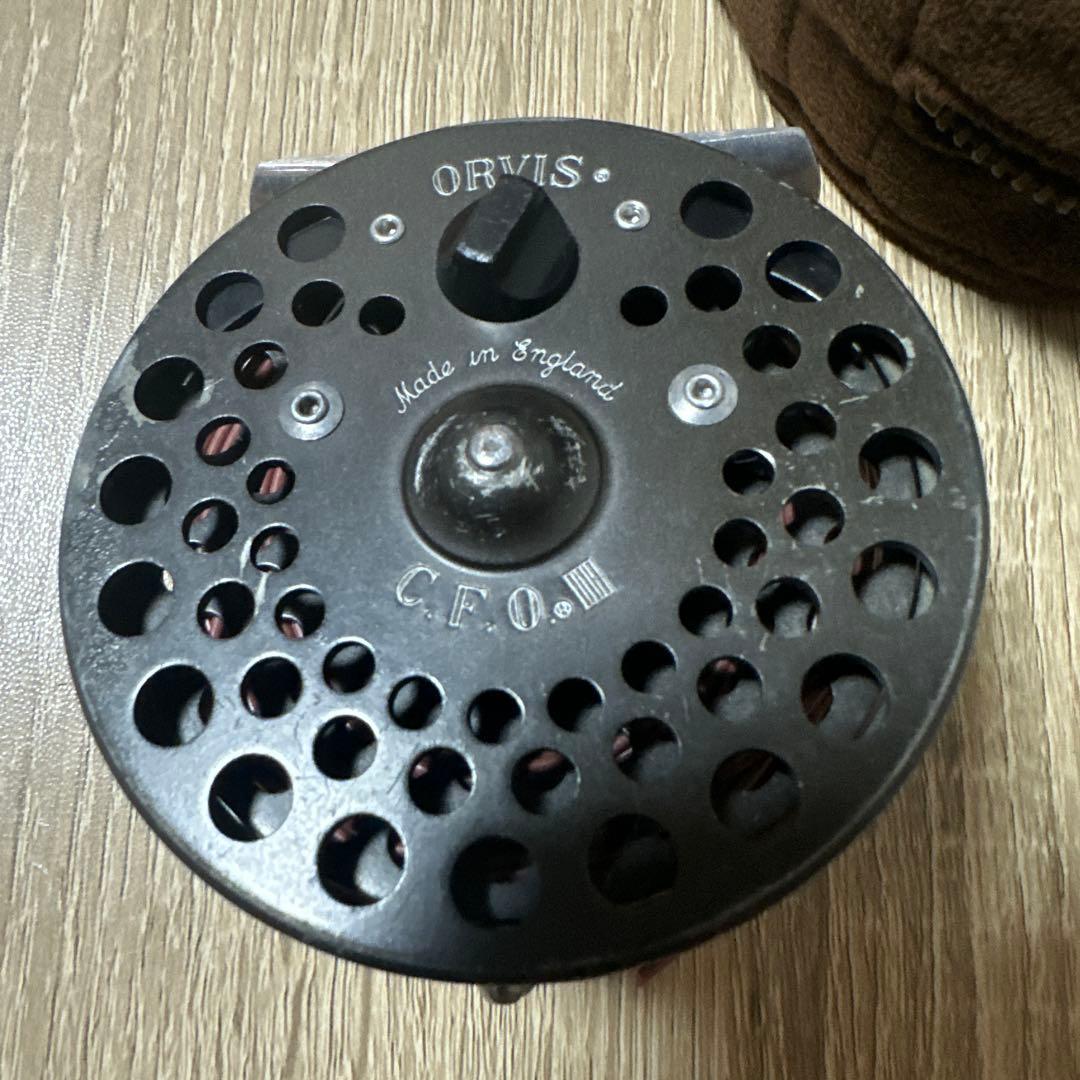 orvis cfolllフライフィッシング　フライリール　純正ポーチ付き