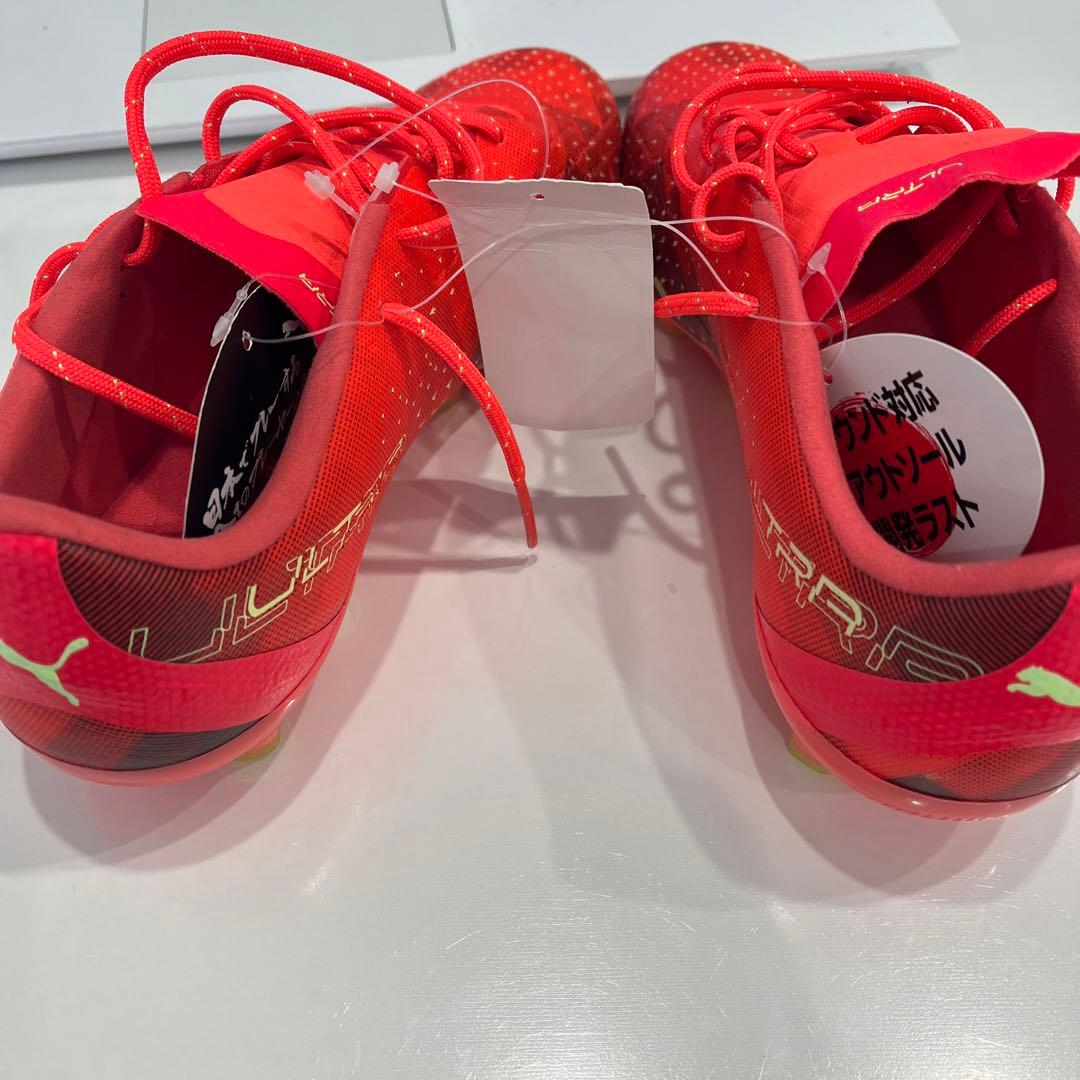 PUMA プーマ　ULTRA サッカーシューズ 24.0cm レッド