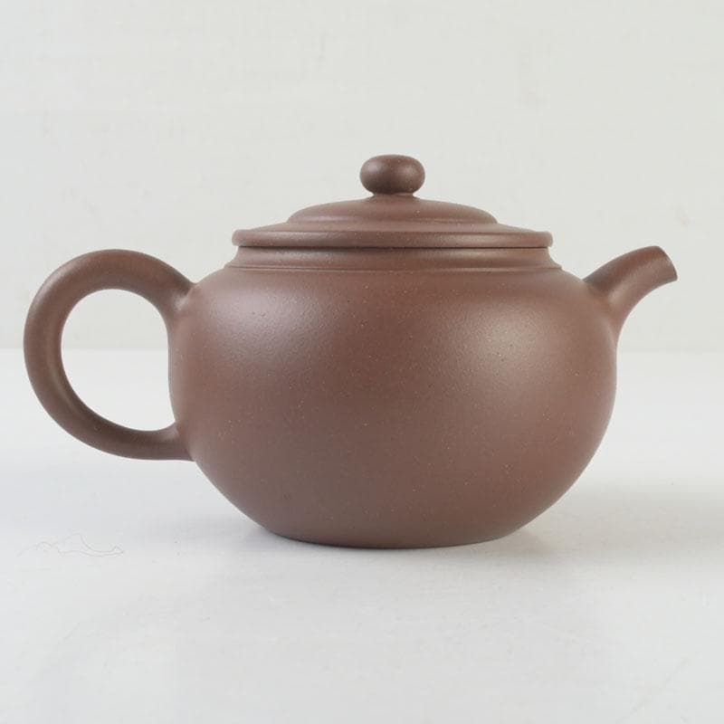中国　紫砂　朱泥　急須　茶壷　在銘　V　9605