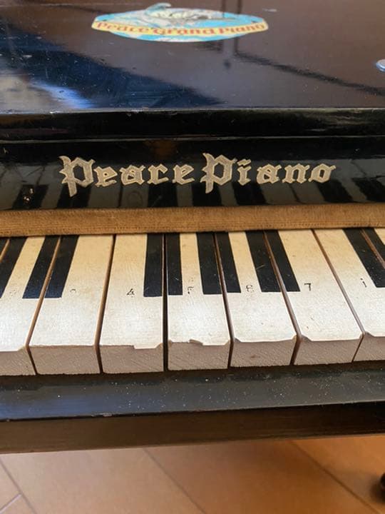 アンティーク　トイピアノ　peace grand piano
