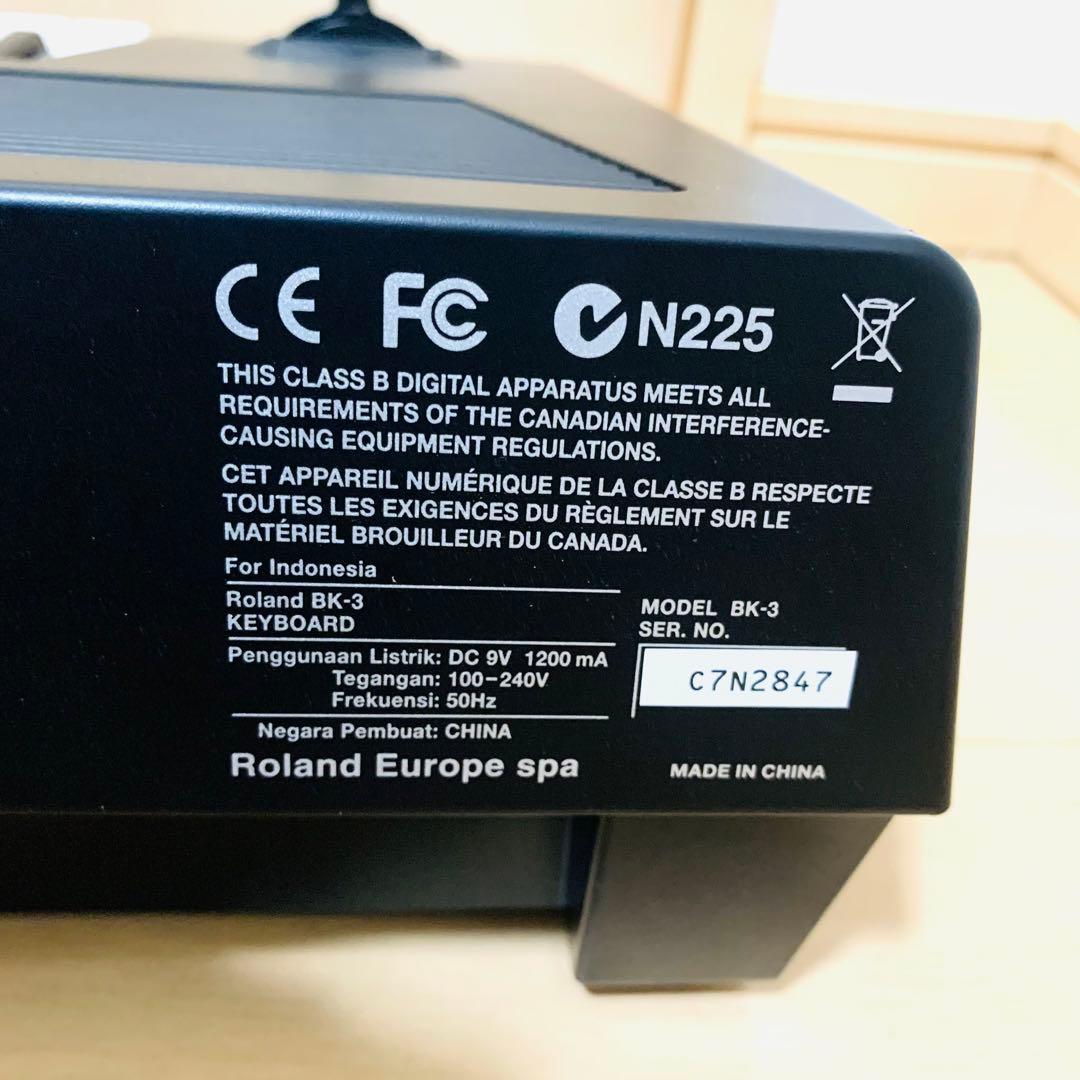 【未使用級】Roland ローランド シンセサイザー BK-3 動作品