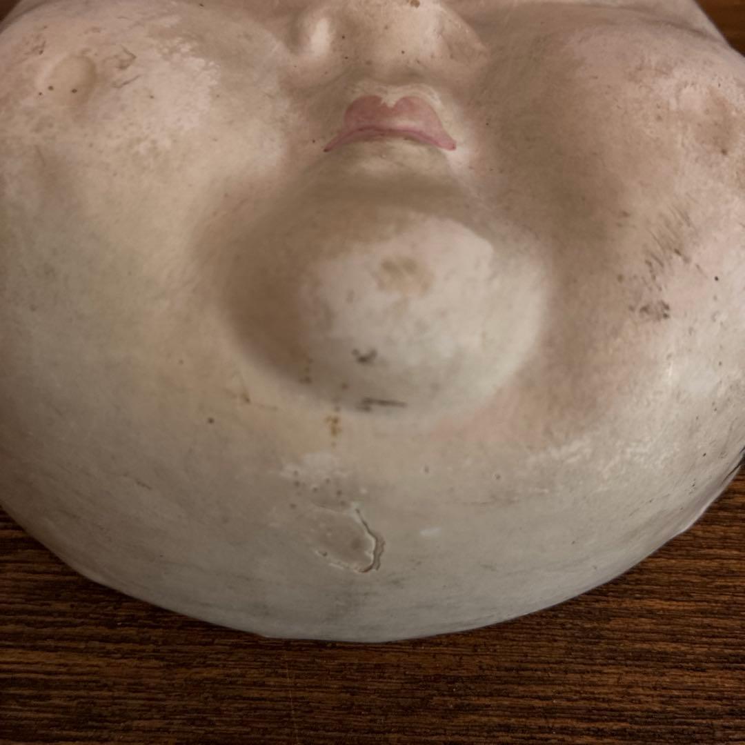 希少 骨董 お多福 春画 枕絵 裏隠し 色彩 陶器 陶磁器 古美術 壁掛け 時代