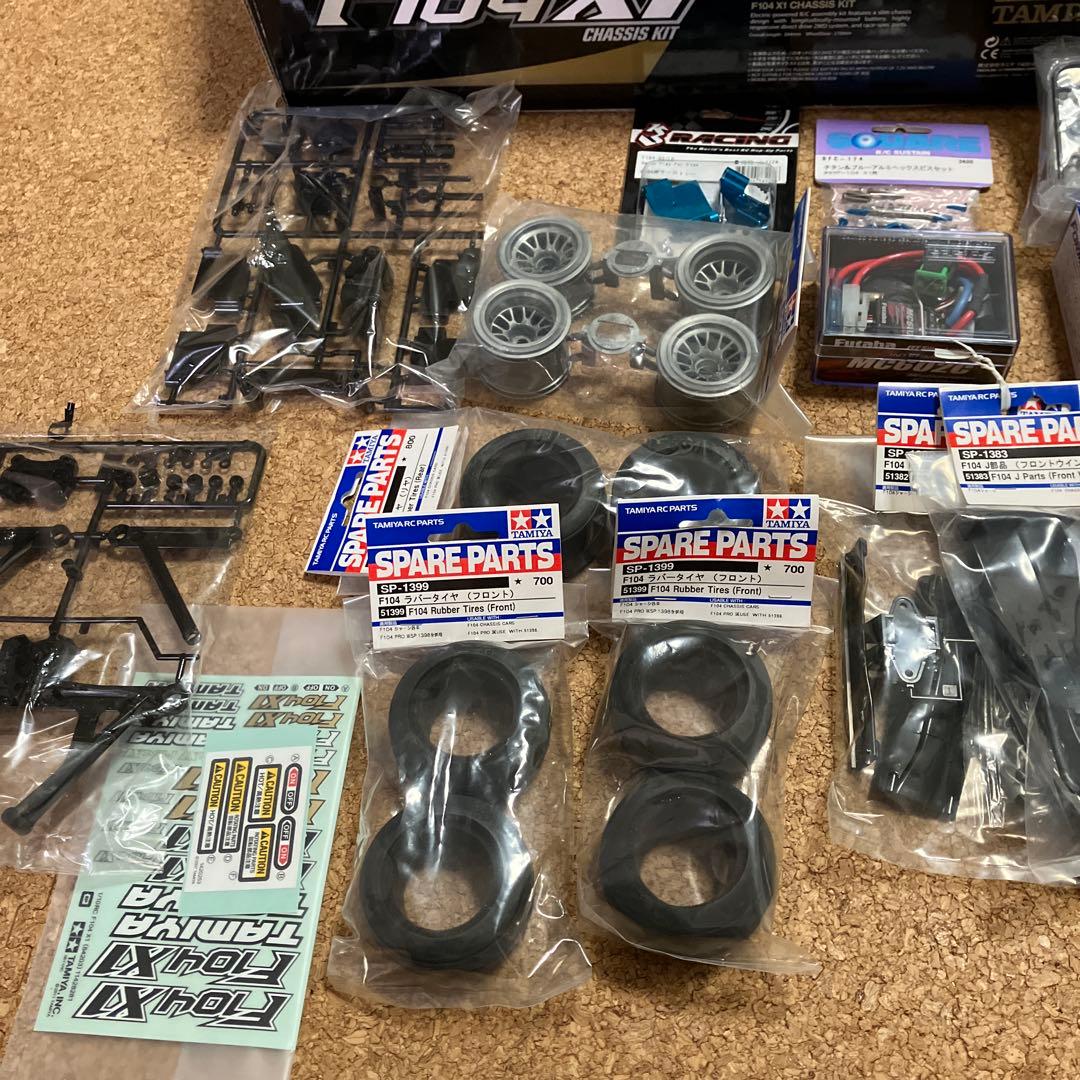 タミヤ Tamiya F104X1シャーシセット➕オプションセット