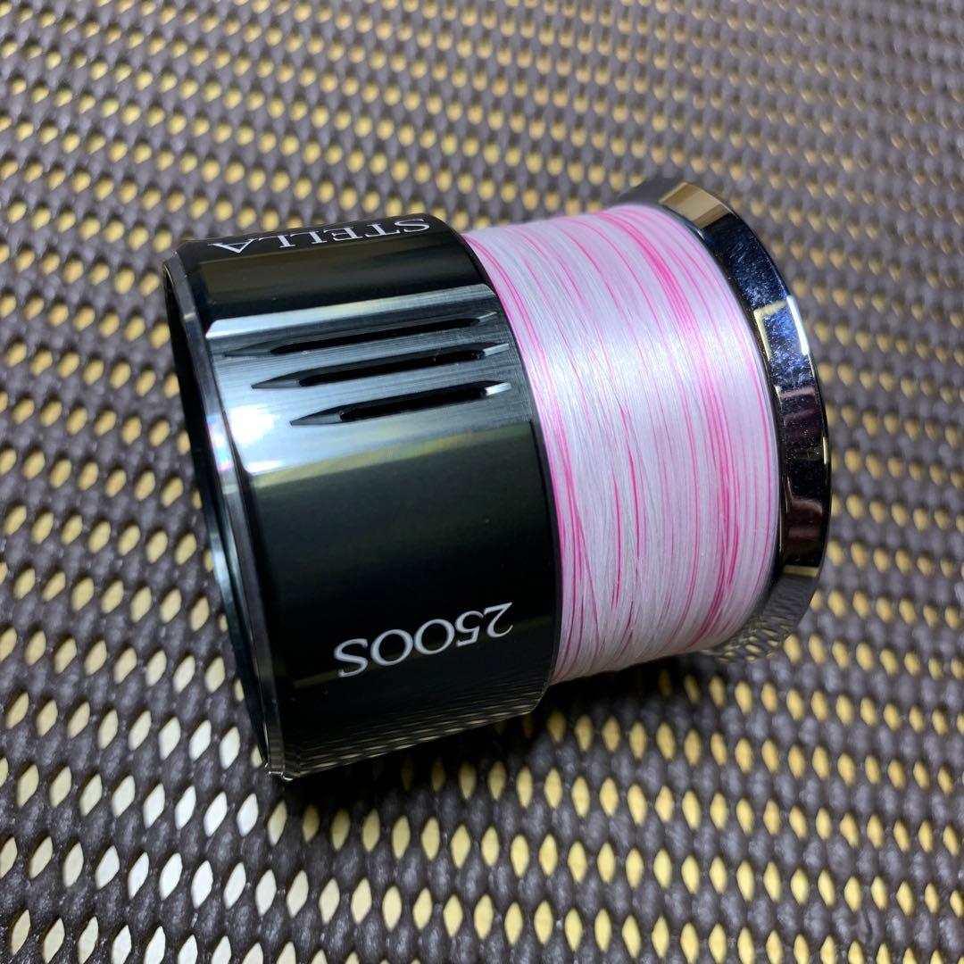 シマノ 22ステラ　純正スプール　2500S 200m0.5号PE 使用１回