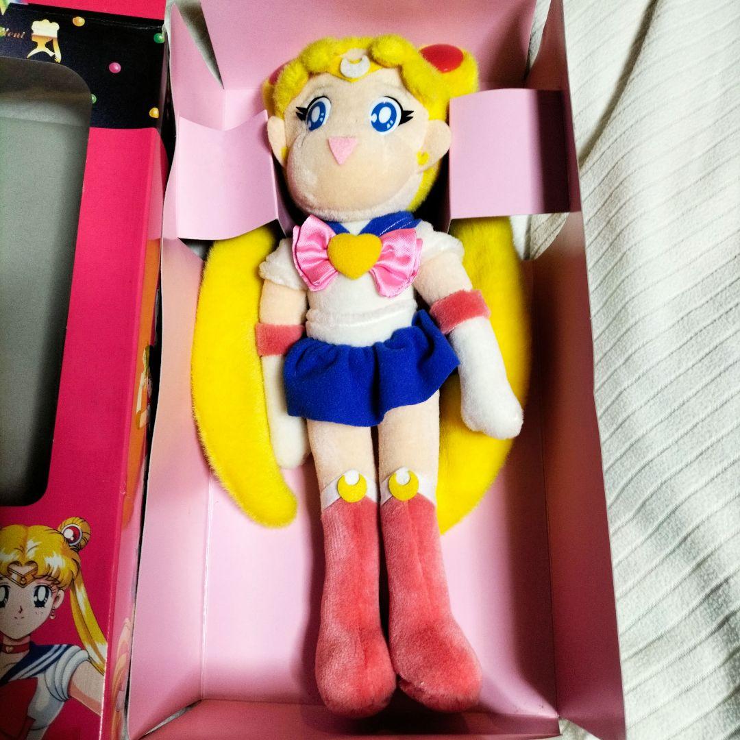 BANDAI★美少女戦士セーラームーン★ぬいぐるみ★箱付き★当時★